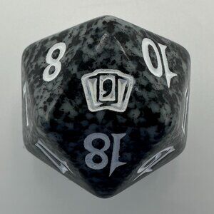 Magic The Gathering 9th Edition Black D20 Spindown Die